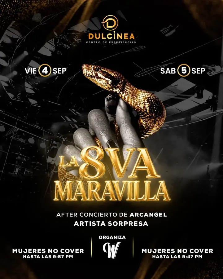 La octava maravilla after concierto de arcangel